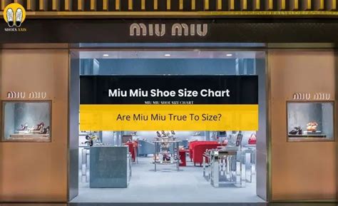 miu miu shoes size chart|miu miu heels.